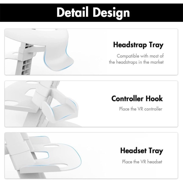 VR Stand Headset Display VIT white