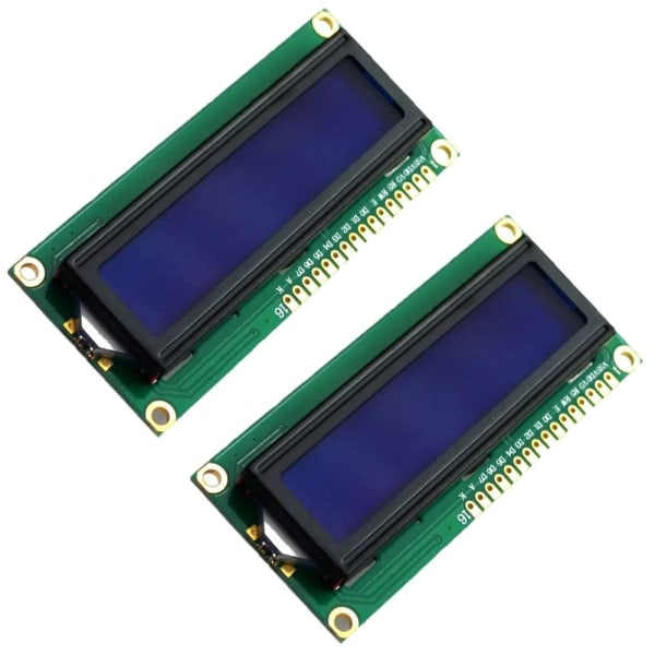 2 kpl LCD-näyttömoduuli I2C IIC 1602 HD44780