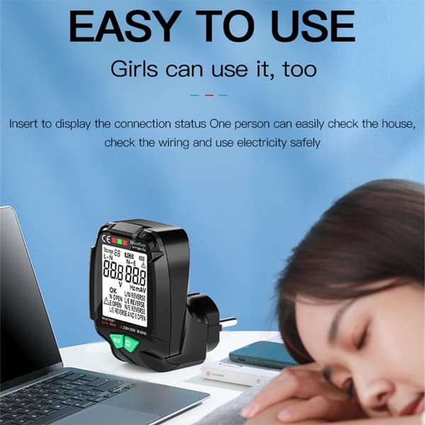 Socket Tester Napaisuus Vaihe Pheck Detector EU EU EU