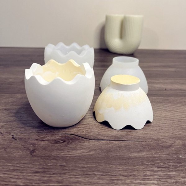 Candle Jar Mold Oppbevaringsboks Mold Silikonform