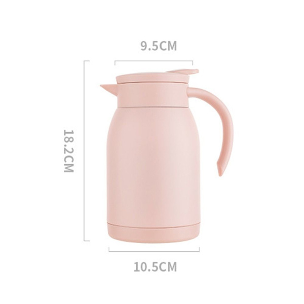 900ML Termos Vakuum Vattenkokare ROSA Pink