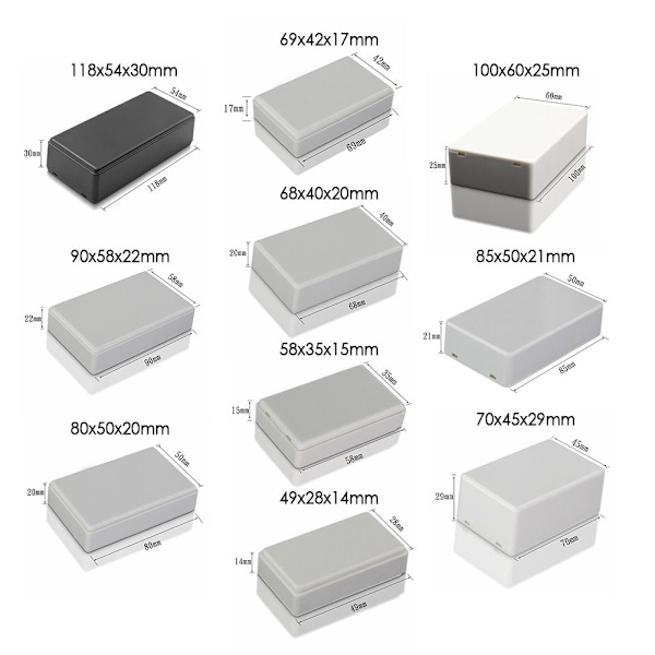 Elektroninen projektilaatikko vedenpitävä cover 69X42X17MM 69x42x17mm