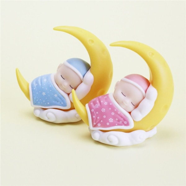 Baby Moon Dolls Moon Ornament ROSA Pink