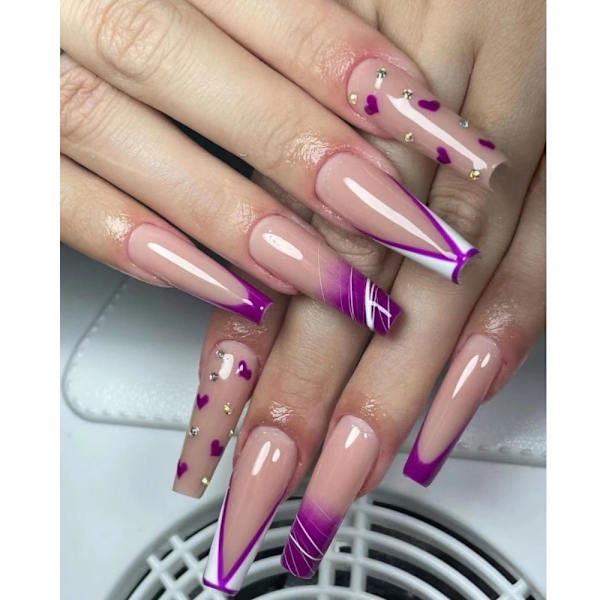 Ballerina Press On Nails Tekokynsien kärjet 2 2 2
