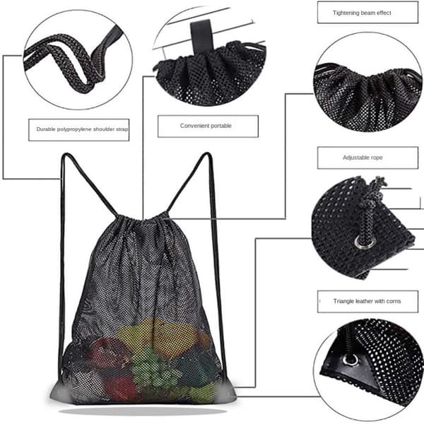 Bärbara multifunktionella mesh