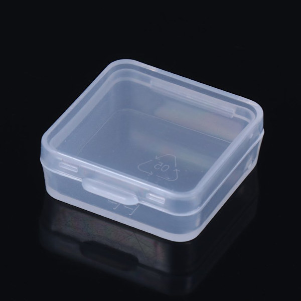 Små förvaringsboxpärlor Behållare 4X4X2.8CM 4x4x2.8cm