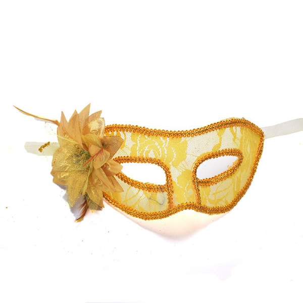 Party Mask Halloween Mask GULD Gold