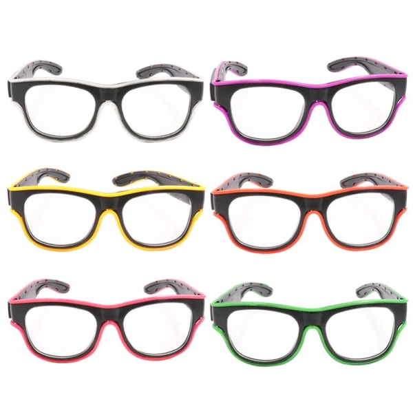 LED-glasögon självlysande glasögon C C C