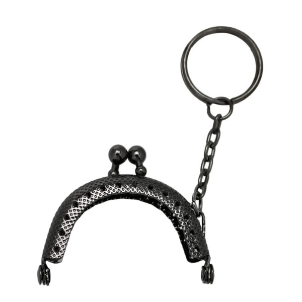 Kukkarokehys Kiss Clasp Kukkaro lukkokehys MUSTA black