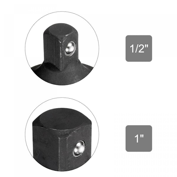 Impact Socket Adapter Adapter Combo Kit -sovitin ja -säädin