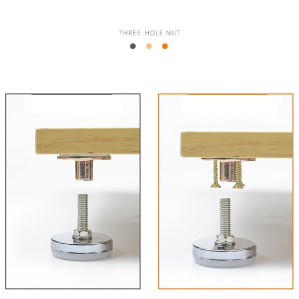 4 stk Møbelstøtteben Stol Benfødder STYLE 2 STYLE 2 Style 2