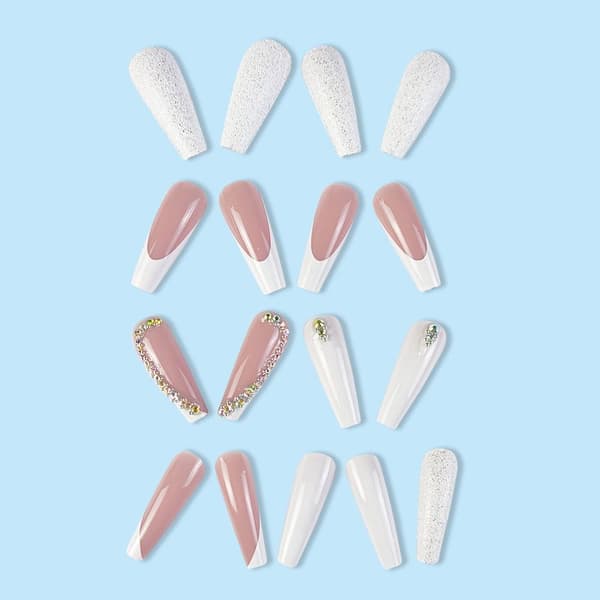 Fake Nails Medium Length T-form