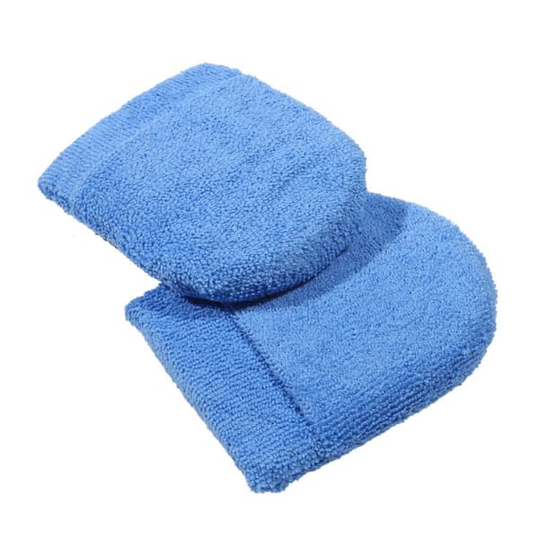 2/6st Bilvaxapplikatorkuddar Microfiber GRÅ 6ST 6ST grey 6Pcs-6Pcs