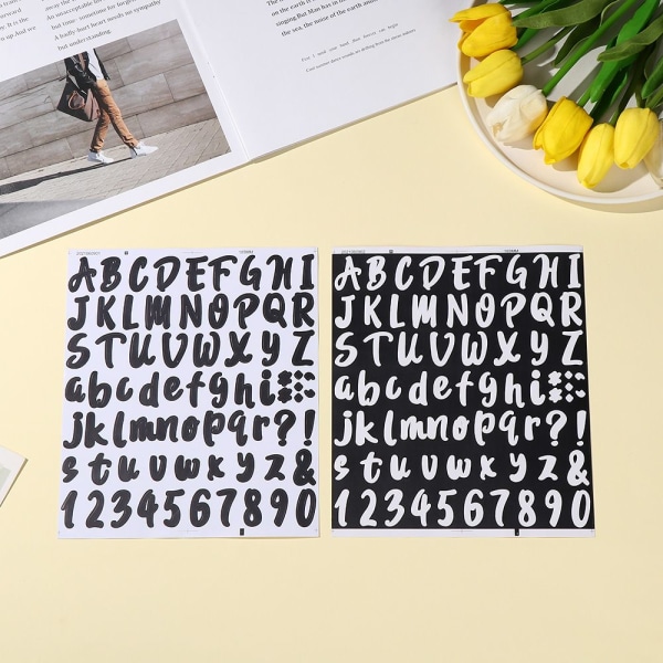 10 ark Vinyl Letters Sticker Vinyl Letters Numbers Sticker Kit