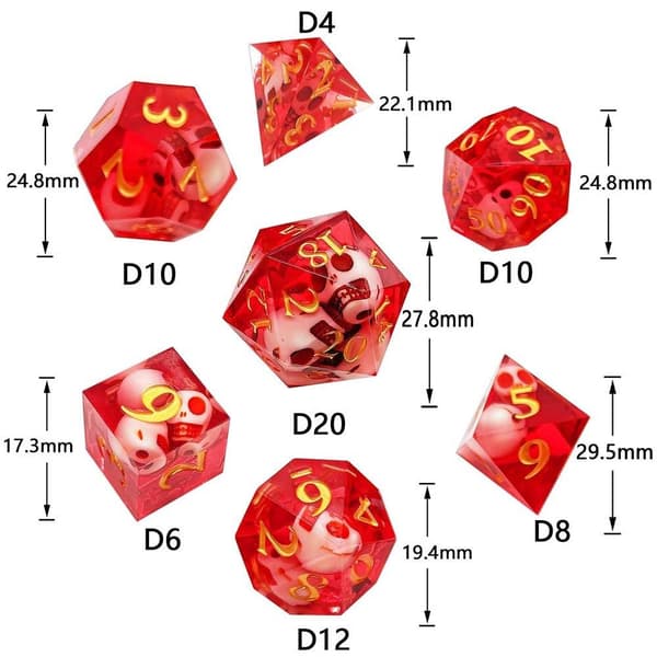 Peli Dice Polyhedral Dice 9 9 9