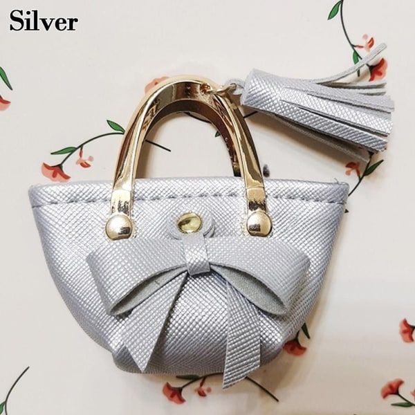1/6 Docka Tillbehör Dockor Butterfly Handväska SILVER Silver