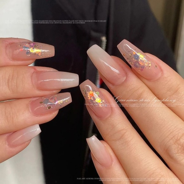 Nail Art Paljetter Manikyr Dekorasjoner Glitter Nail