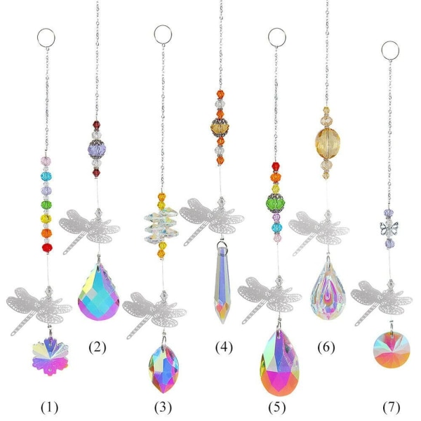 Crystal Wind Chimes Sun Catcher 01 01 01
