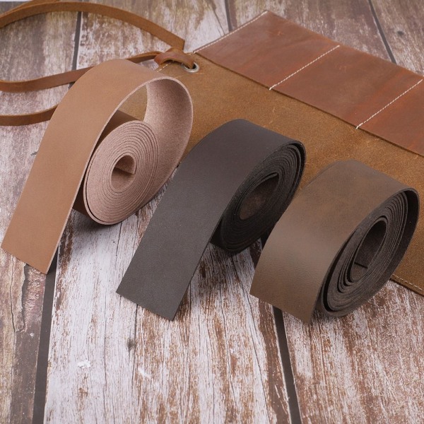 Læderrem Læderrem BRUN 3,75CM brown 3.75cm