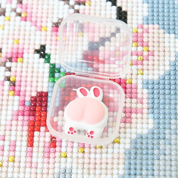 3st Diamond painting Cover Hållare Magnet Cover Minders VIT White