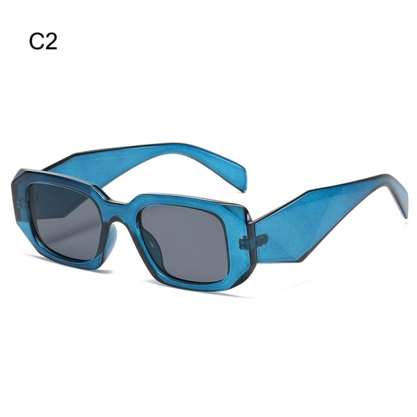 Rektangulære solbriller Y2K solbriller C2 C2 C2