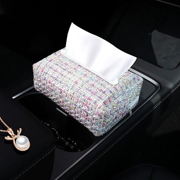 Car Tissue Box Tissue Case PINK PINK