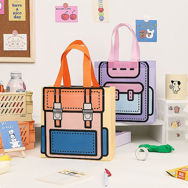 4st presentförpackning Handväska Tygpåse STIL 1 STIL 1 Style 1