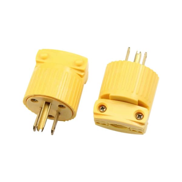 10 kpl US Standard 3 Prong Plug Replacement Plug Power 10 pcs