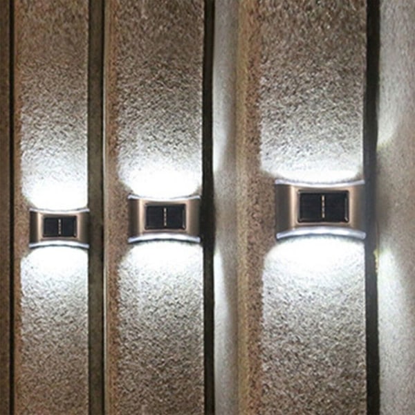 Solar Wall Light LED-valot VALKOINEN VALKOINEN White