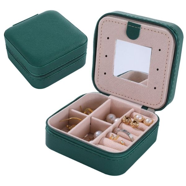 Jewels Case Travel Jewelry Case VIHREÄ Green