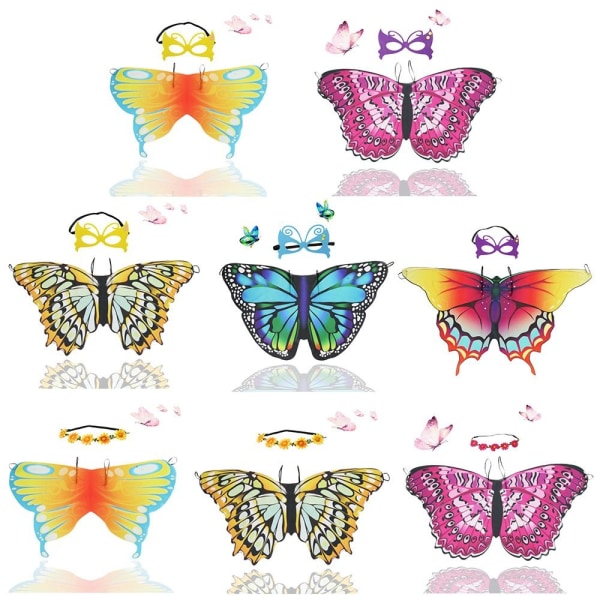 Butterfly Wings Sjal Butterfly Scarf 7 7 7