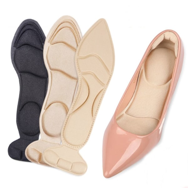 2Pair Insoles Hieronta MUSTA SURKKAINEN KÄRKI SUORKOINEN KÄRKI black Pointed tip-Pointed tip