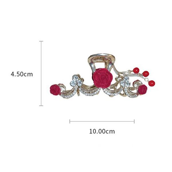Hair Claw Hiusklipsi DIAMOND RED BEAD DIAMOND RED BEAD Diamond red bead
