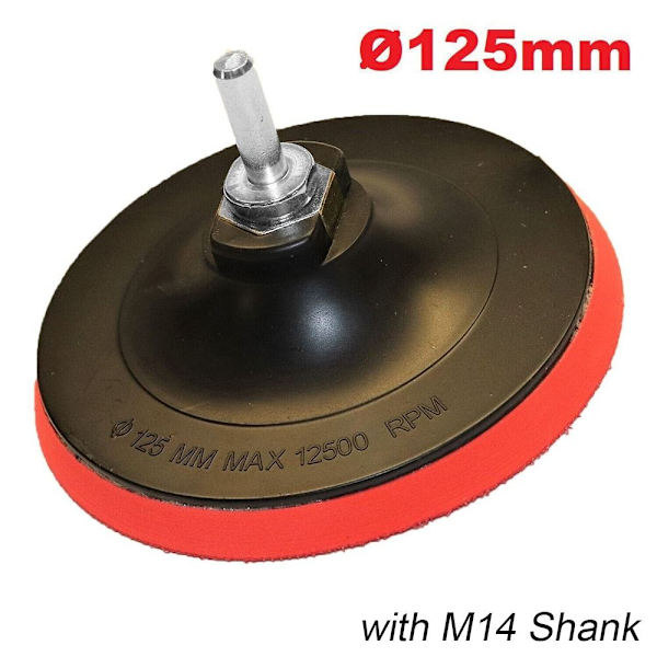 Slipeplate Slipeskive 125MM MED SKAFT 125MM MED SKAFT 125mm with shank