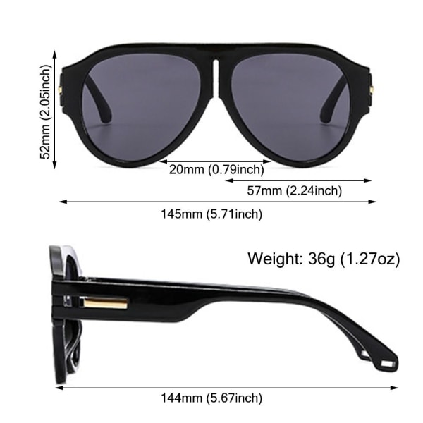 Pyöreät aurinkolasit Y2K Shades C7 C7 C7