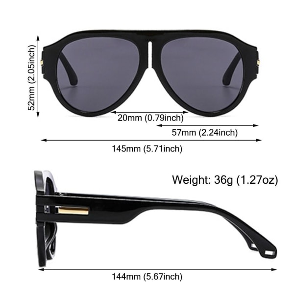 Solbriller med rund ramme Y2K Shades C4 C4 C4