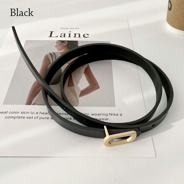 Midjebälte Enfärgat bälte SVART black