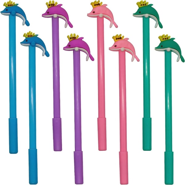 Kronedelfinformet kulepenn Kawaii Marine Animal Pen