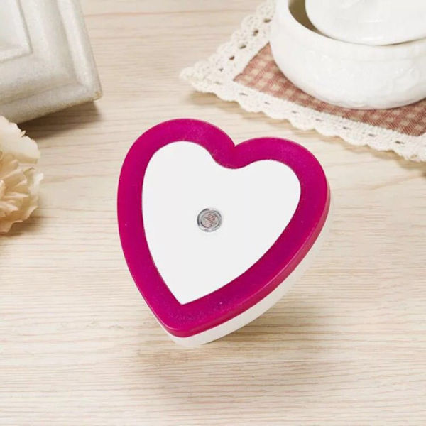 2stk Nattlys Induksjonslampe ROSA EU-STOPP EU-STOPP Pink EU Plug-EU Plug