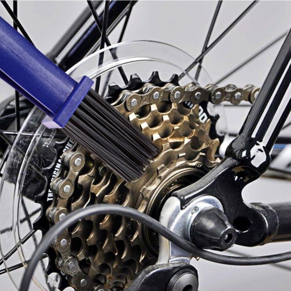 Motorsykkelkjederengjøringsbørste Gear Crankset Cleaner 2 2 2