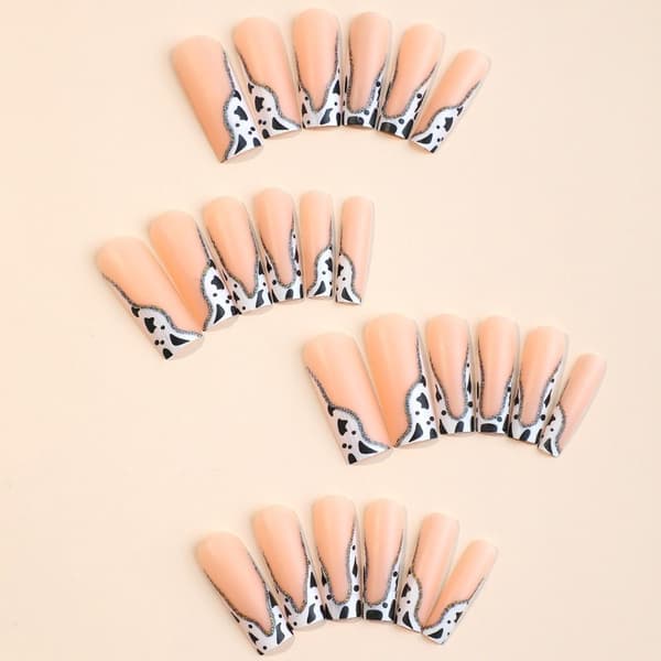 Fake Nails Long Water Pipe 7 7 7