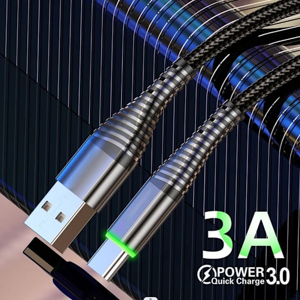 Rask ladekabel Datalinje 0,5MPURPLE LILLA 0.5MPurple