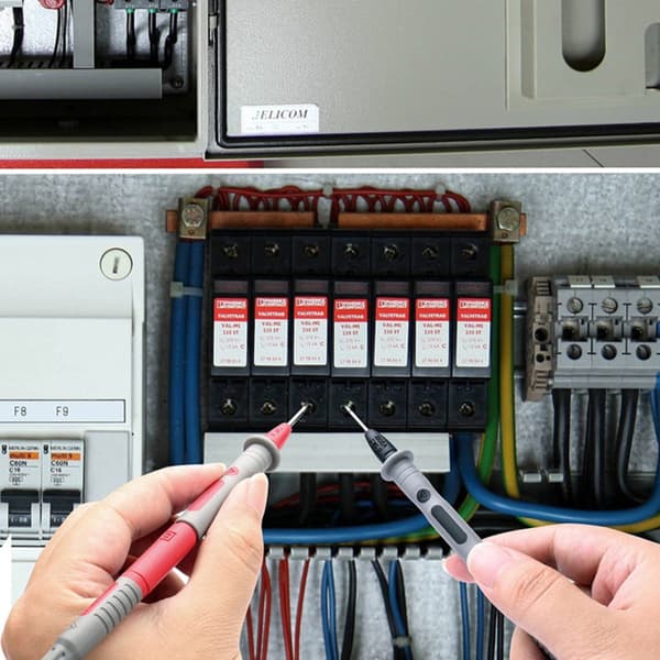 10 STK Multimeter testledninger Måler Nåltestprobeadapter