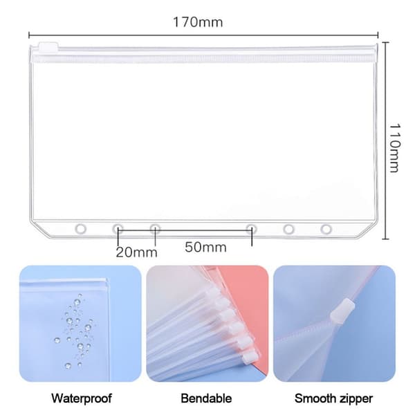 Budget Binder Notebook Bill Organizer BLÅ blue