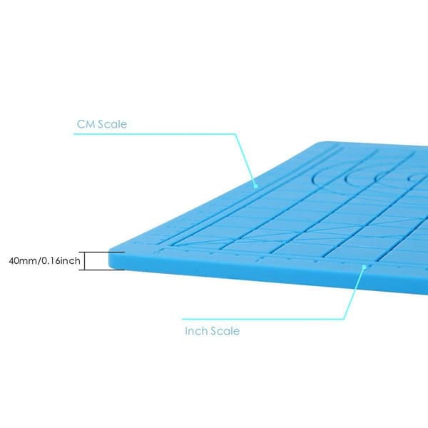 3D Pennematte 3D Utskriftsmatte BLÅ blue