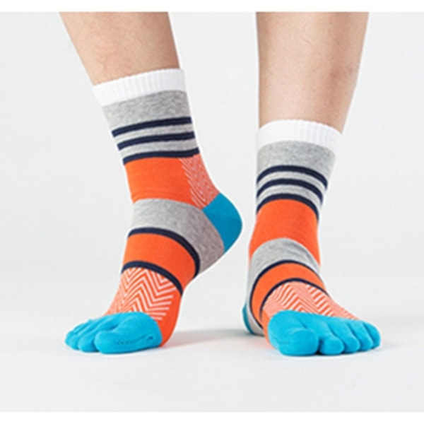 Five Finger Short Socks Hauskat sukat varpaalla SININEN blue