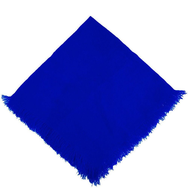 Firkantet Skjerf Dame Skjerf KONGEBLÅT royal blue