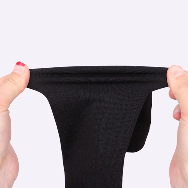 1 par Sport Vadstöd Fotlösa kompressionsstrumpor BLACK-M Black-M