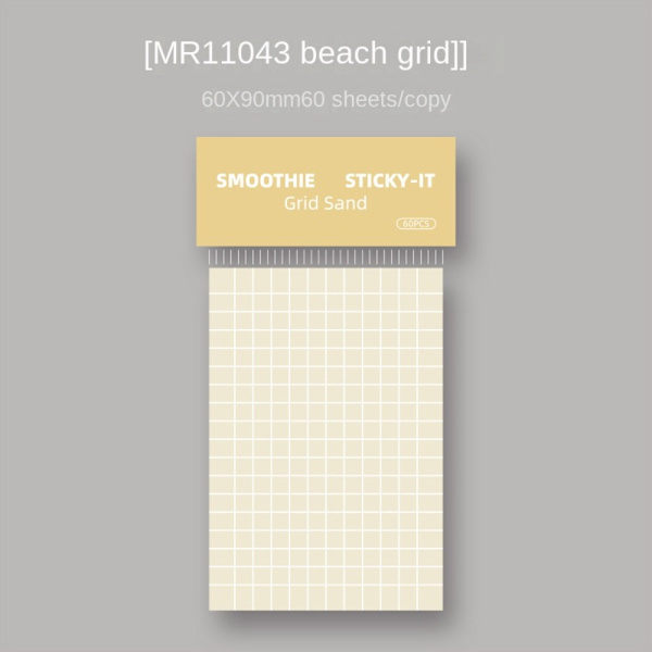 Selvklæbende Memo Pad Cute Graph Paper Sticky Notes