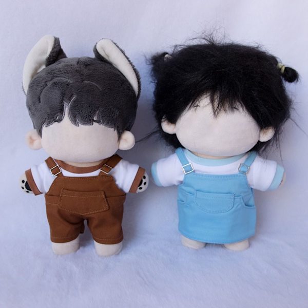Doll Clothes Denim Hame Set VAALEENSININEN light blue